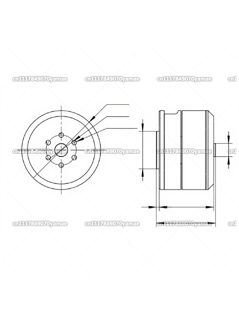 Direct Drive Servo Motor Robotics - محرك محور BLDC طراز DM-H3510 بجهد