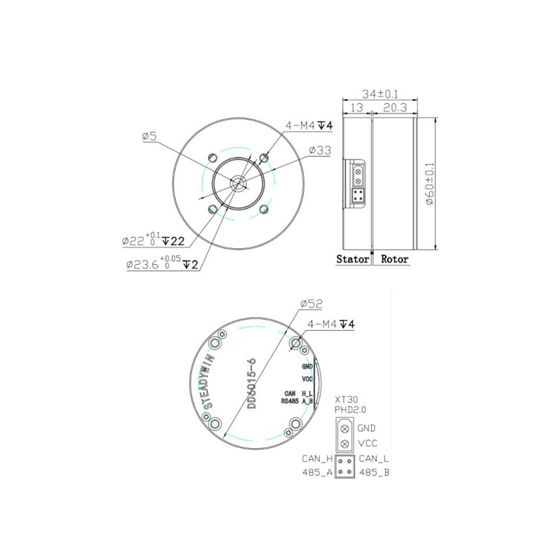 عموم/إمالة، مثبت الحمل، وحدة و - مراجعة Direct Drive Servo Motor Robotics وسعره
