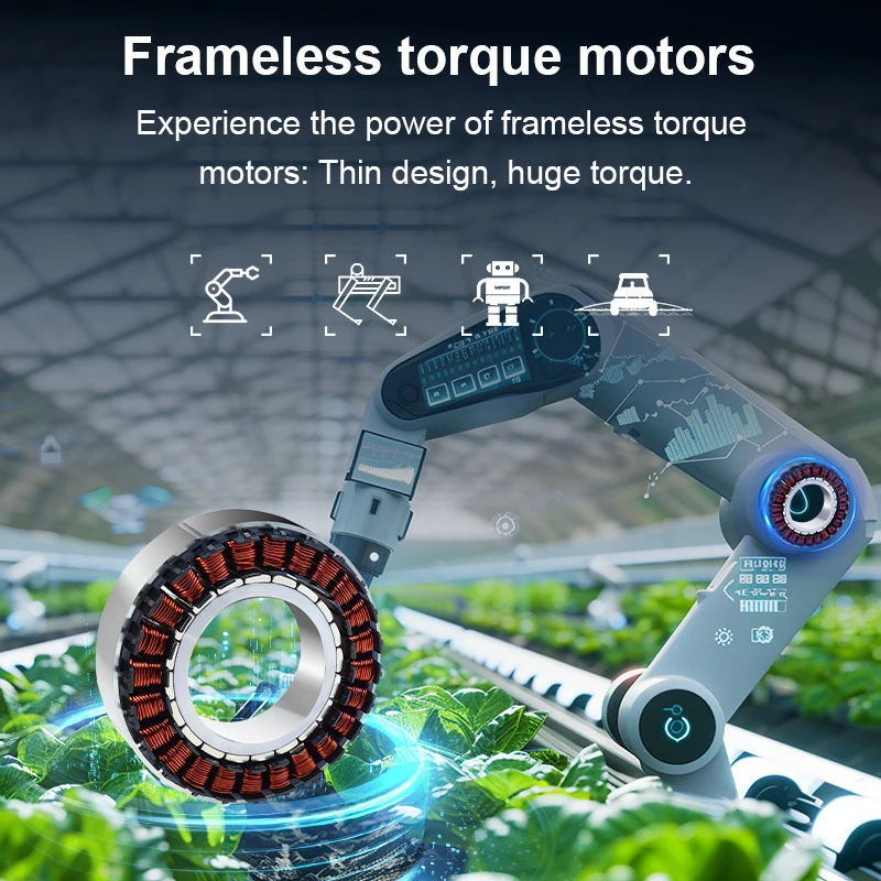 محرك سيرفو بدون إطار عالي الدق - مراجعة Direct Drive Servo Motor Robotics وسعره